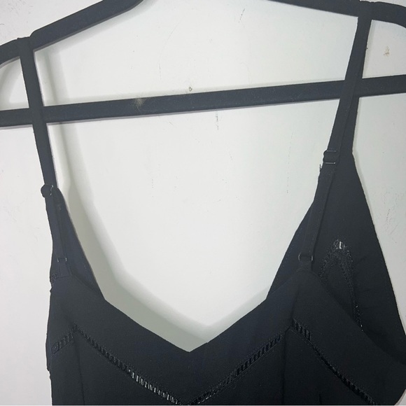 NWT Free People Intimately Black Dylan Bodycon Mini Dress - Picture 8 of 9